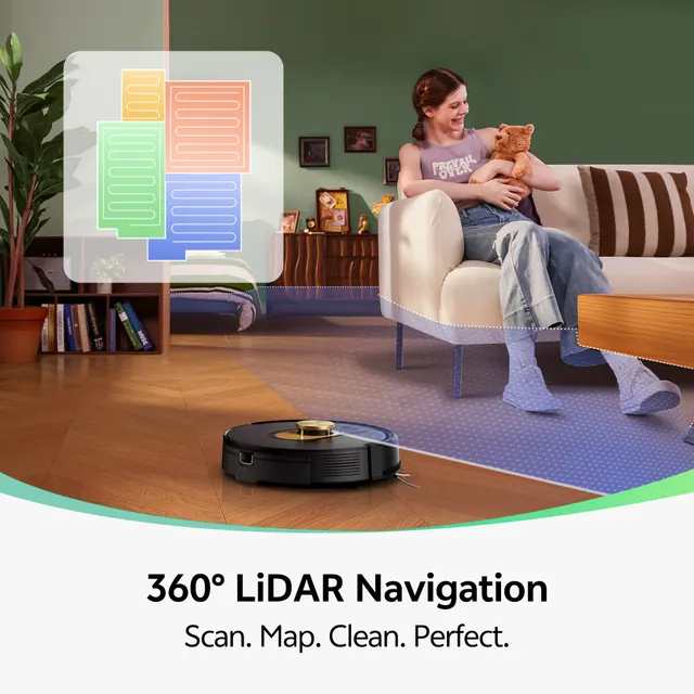 Robot aspiradora CleanBot láser
